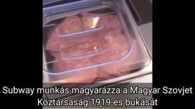Subway munk&aacute;s magyar&aacute;zza a Magyar Szovjet K&ouml;zt&aacute;rsas&aacute;g 1919-es buk&aacute;s&aacute;t
