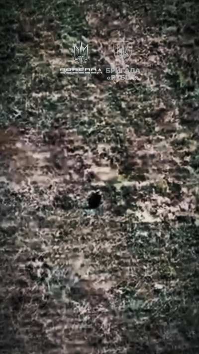 UA National Guard's 4th Brigade, 4th Battalion "Rubizh" drone team flew an FPV strike drone into an oddly unresponsive Russian soldier, landing a headshot. Published July 29, 2024