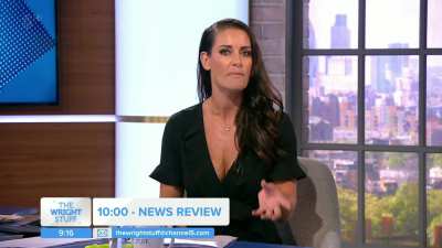 Wish Kirsty Gallacher talks about the serious talking points of the day naked 1/3