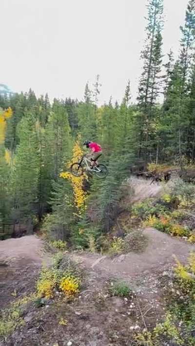 Big no hander. Freeride mtb insta: billyadamsonmtb