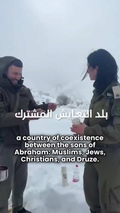 A message from Arabs in
the IDF: "Ignore the lies.
"We are a united nation"