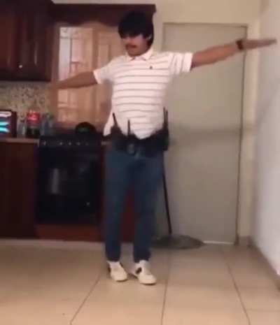 Narco living in the present moment.