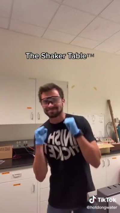 Dancing like laboratory equipment
