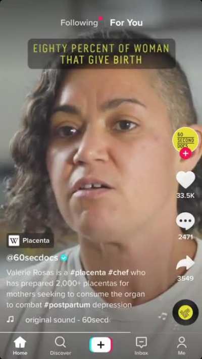 mmmmm placenta
