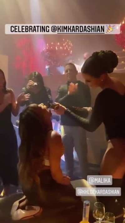 Ye playing new music at Kim&rsquo;s bday party