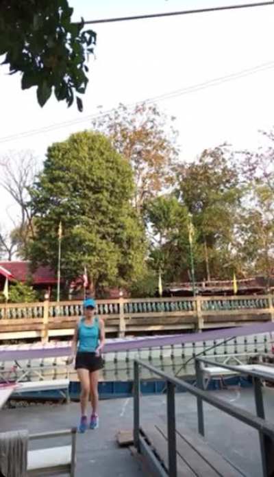 What a nice day for some exercise&hellip;