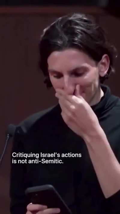 Morgan Bassichis of Jewish Voice for Peace said it straight : "We reject Zionism as a racist colonial ideology."