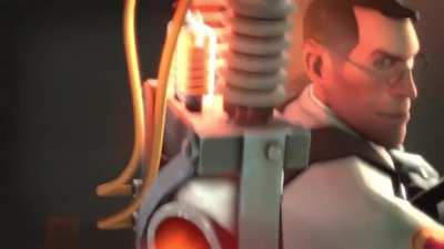 i don't remember this happening in meet the medic