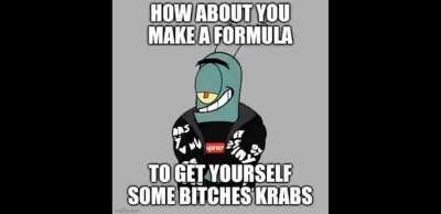 For reals you ketamine addicted crustacean