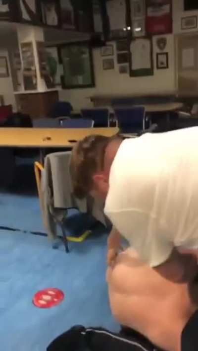 FINGERED HIS ASS
