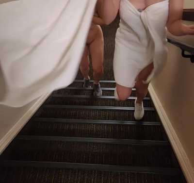 Towel pantsed