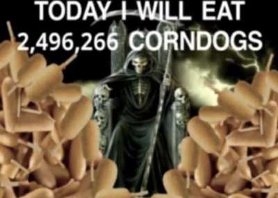Today I will eat 2,496,266 CORNDOGS (That&rsquo;s Saul, Folks)