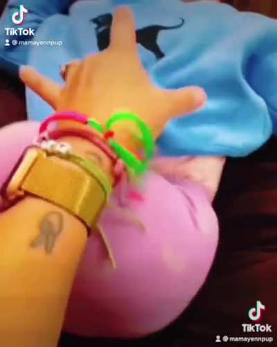 Why did I come home to my wife turning our daughter into a dog toy squeaker ???&hellip;. 🤨🤨🤨