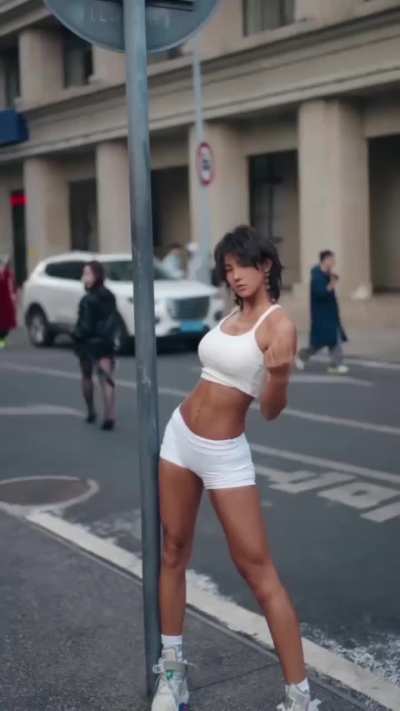 Outside video shoot