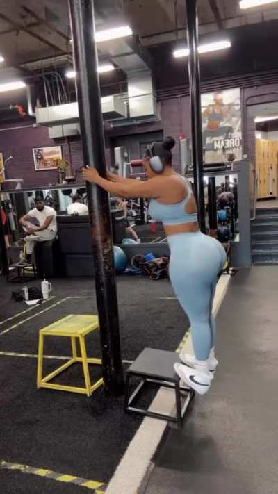 "I don't go to the gym for attention"