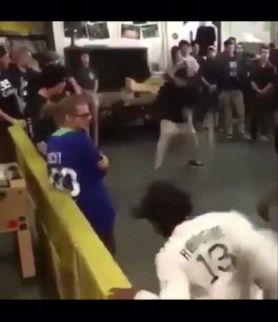 This will never not be funny 🤣 guy in mosh pit goes rogue 💀