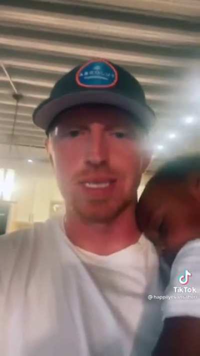 Absolute respect to this man! he'll definitely be a great dad