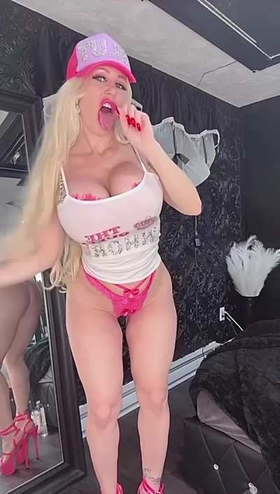 Bimbo doll living a bimbo life