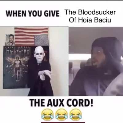 When one of you mf&rsquo;s get the aux