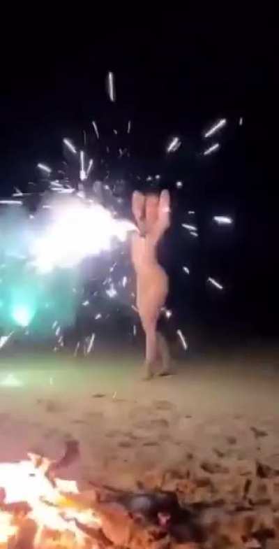 Quite the firework show if you ask me. Can&rsquo;t say I&rsquo;d do this myself.