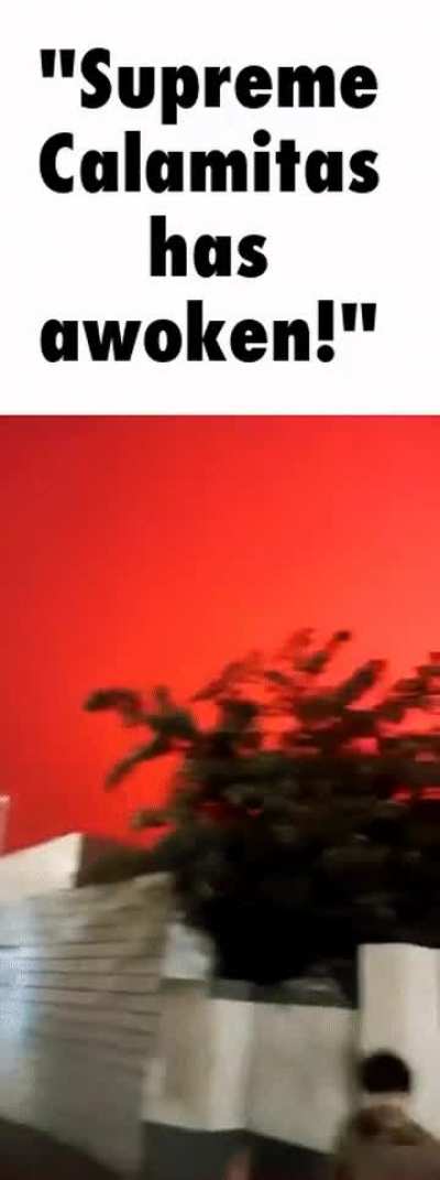 red sky