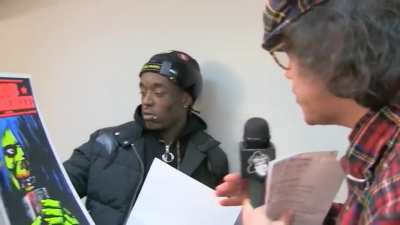 lil uzi receives a poster