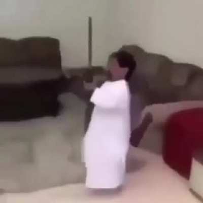 Look at the little guy go