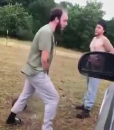 Getting knocked out after giving yourself a concussion.