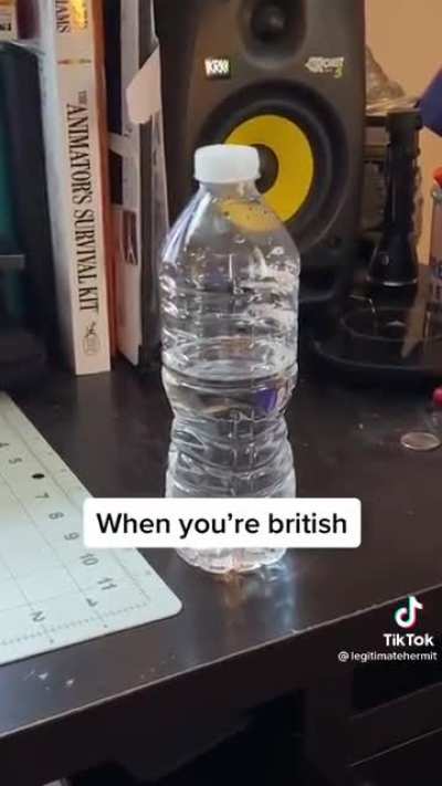 When you're British