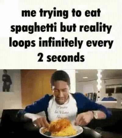 Help I can&rsquo;t eat my spaghetti