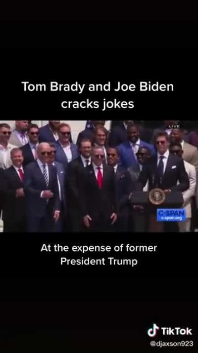Biden understood Brady's joke