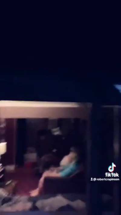 Dude farts in strangers window.
