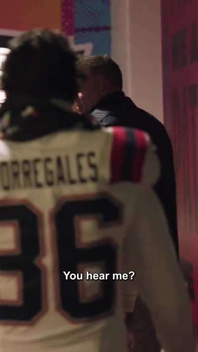 [Mic'd Up] Mike Vrabel waits outside locker room for all of his players after Super Bowl LX loss