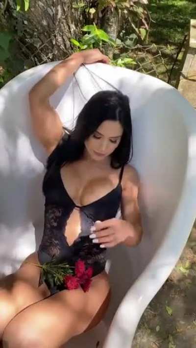 In the tub