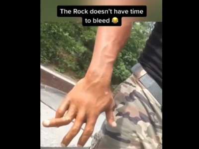 The rocks finger damn