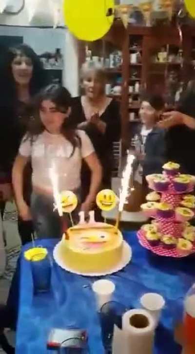 She is on fire!