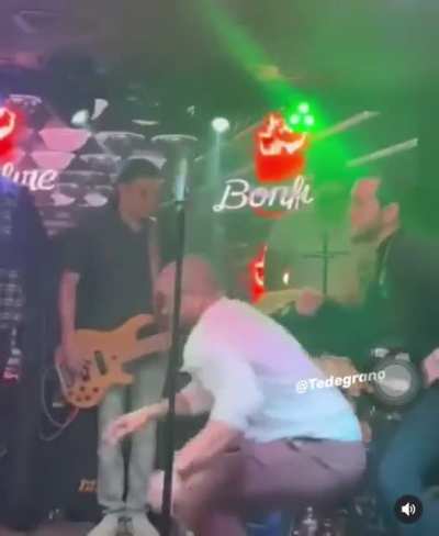 Spiderman on stage