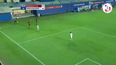 Apuia (Lalegmawia) scores a belter! Northeast United [2]- 0 Kerala Blasters [Indian Super League]