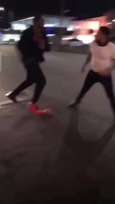 Dude in the black hoodie got hit with the UNO reverse card