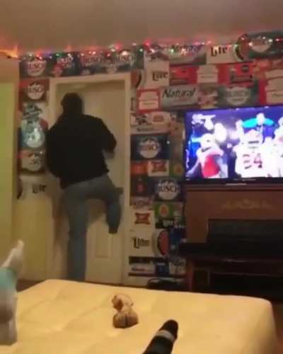 Man vs Door