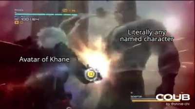 "Oh no a named character, my one weakness!"