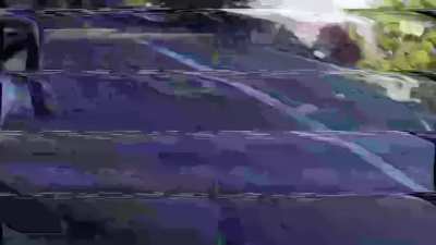 Impatient driver attacks cyclist and gets knocked out (video from A&amp;amp;E channel)
