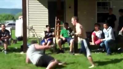Backyard back fist