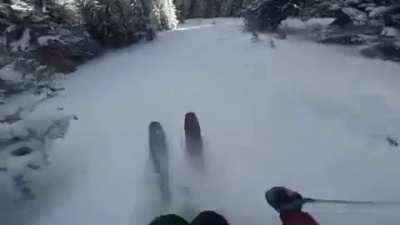 Sent it Skiing Success Scream