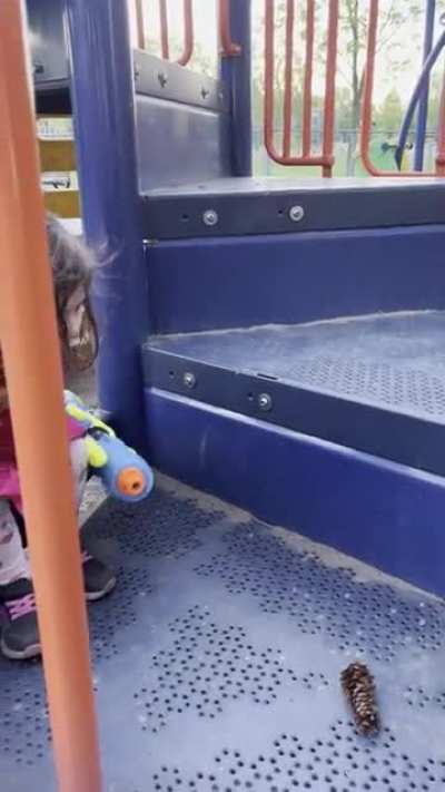She thinks it&rsquo;s poop (volume warning)