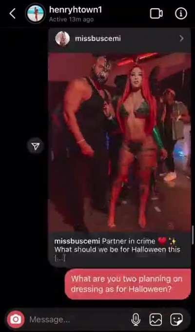 Pretty much I told him he&rsquo;s busted and his girl is cheating on him and he went along with it and look up his IG if you don&rsquo;t believe that&rsquo;s actually him