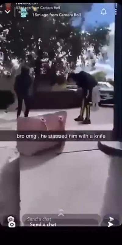 Back again twins, unfortunately another incident happened at my school this time a stabbing