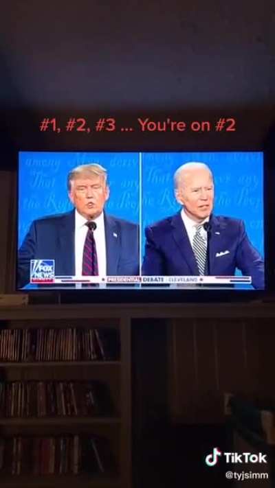 Trump helps Biden keep count