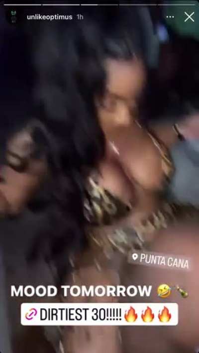 Getting twerked on