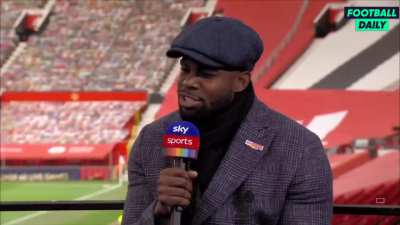 Micah Richards: "Playing in the best league, I regret every time I didn't smile when I was on the pitch." , Roy Keane responds : "I never like players who smile, you are there to win remember"